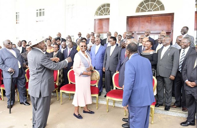 Entebbe,Uganda: Museveni hosts cabinet farewell launchon