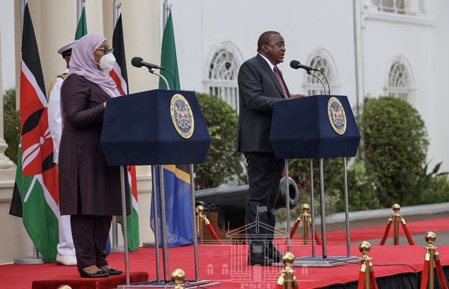 President of Tanzania Suluhu and Uhuru of Kenya agree to do business