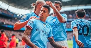 Man City goes to top with emphatic win over Saints