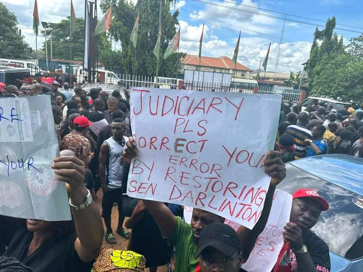 NIGERIA: Umuahia Erupts in Protest; Fights to Reclaim Senator Nwokocha’s Mandate