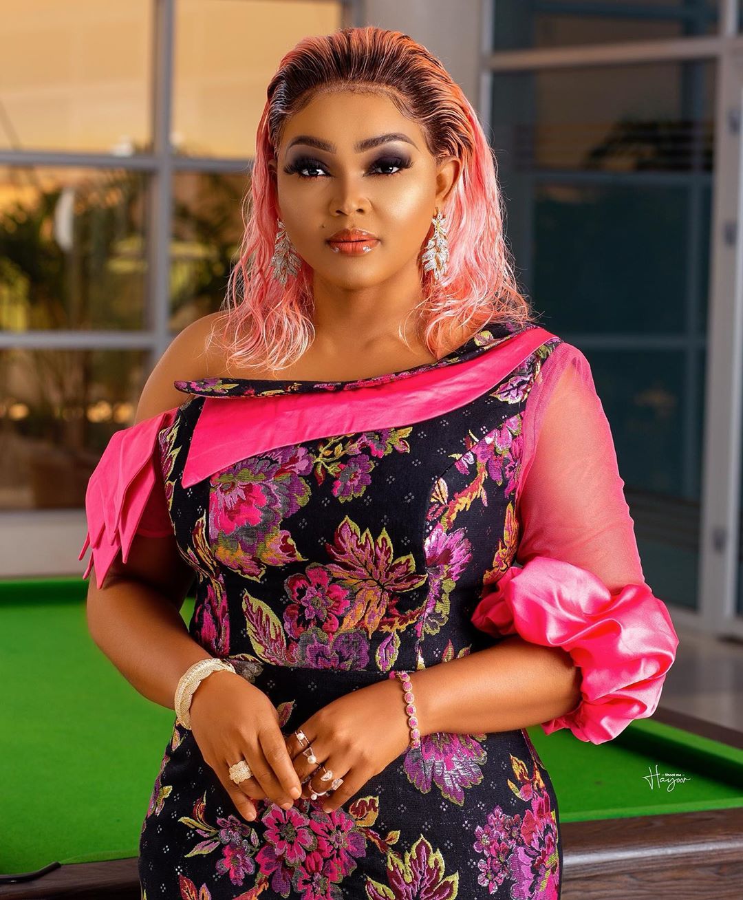 NIGERIA: Mercy Aigbe Narrowly Escapes Fatal Accident on Lagos/Benin Expressway