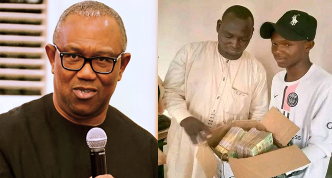 NIGERIA: Labour Party Candidate Peter Obi Rewards Kano Tricyclist with Varsity Scholarship for Returning N15m