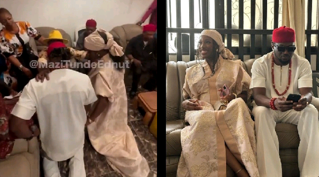 Paul Okoye and Pregnant Girlfriend Ivy Ifeoma Celebrate Traditional Wedding in Abia State