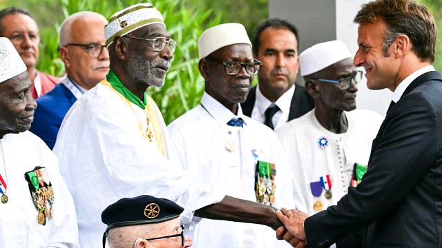 Macron Pays Tribute to African Soldiers in World War II Commemoration on 80th Anniversary of Allied Landings