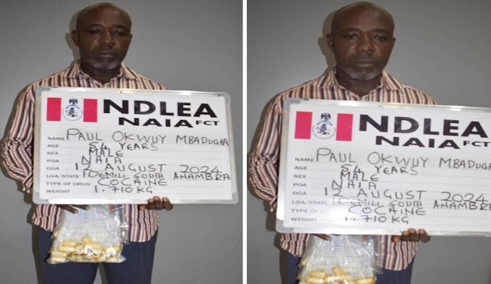 Businessman Excretes 88 Wraps of Cocaine, NDLEA Intercepts Drugs in Noodles at Lagos Airport.