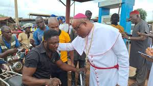 Nigeria: Bishop gifts okada riders free fuel in Enugu.