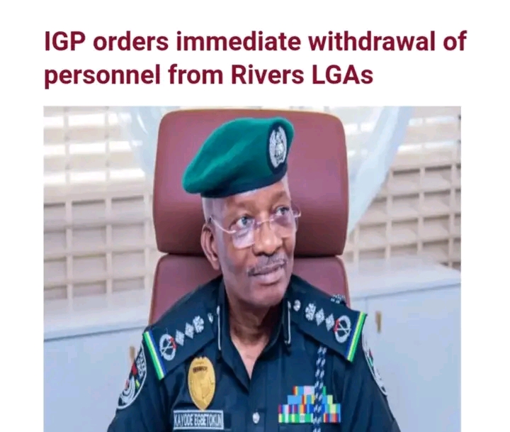 Nigeria: IGP ordered the immediate withdrawal of police personnel deployed to seal off the 23 LGAs.