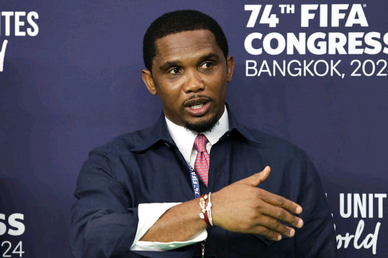 CAMEROON: FIFA Suspends Samuel Eto’o for Six Months Over Misconduct